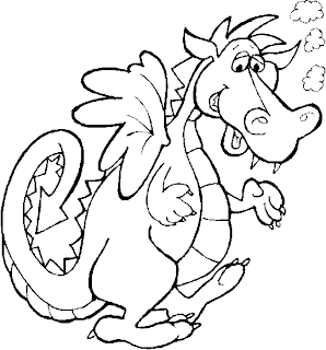 zoo coloring pages, dragon coloring pages