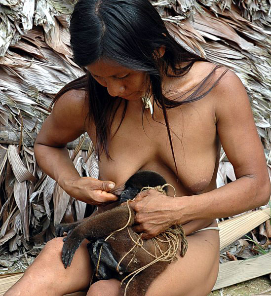 Women Who Breastfeed Animals