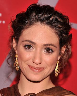 Emmy Rossum Casual Prom Updo Hairstyles