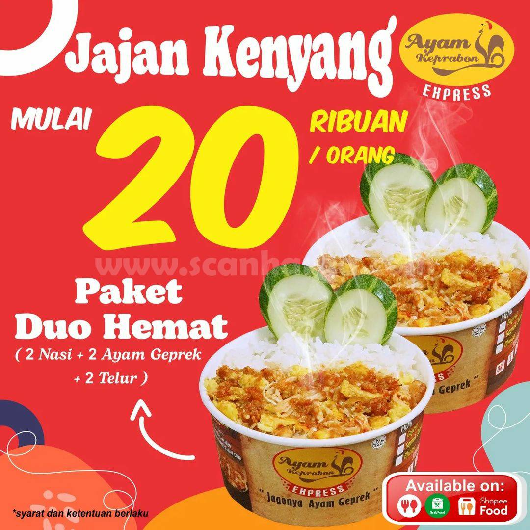 Promo Ayam Keprabon Paket JAJAN KENYANG mulai 20Ribu-an*