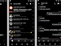 Update BBM Mod Black Colour V2.13.0.26 apk Not Clone