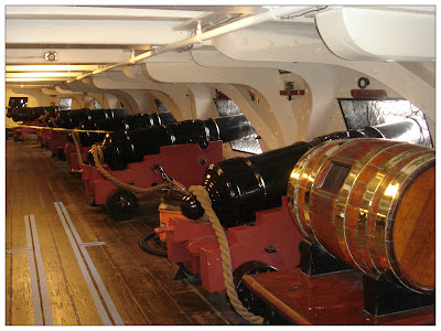 cannons on the old ironsides