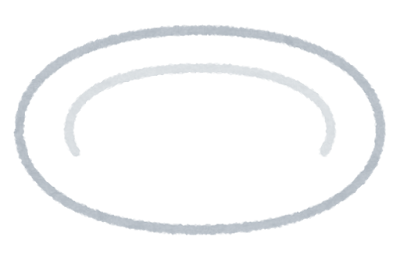 平皿のイラスト（食器）