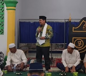 Ketua DPRD Sarolangun Tantowi Jauhari Safari Ramadhan ke desa Mangun joyo Batin VIII 