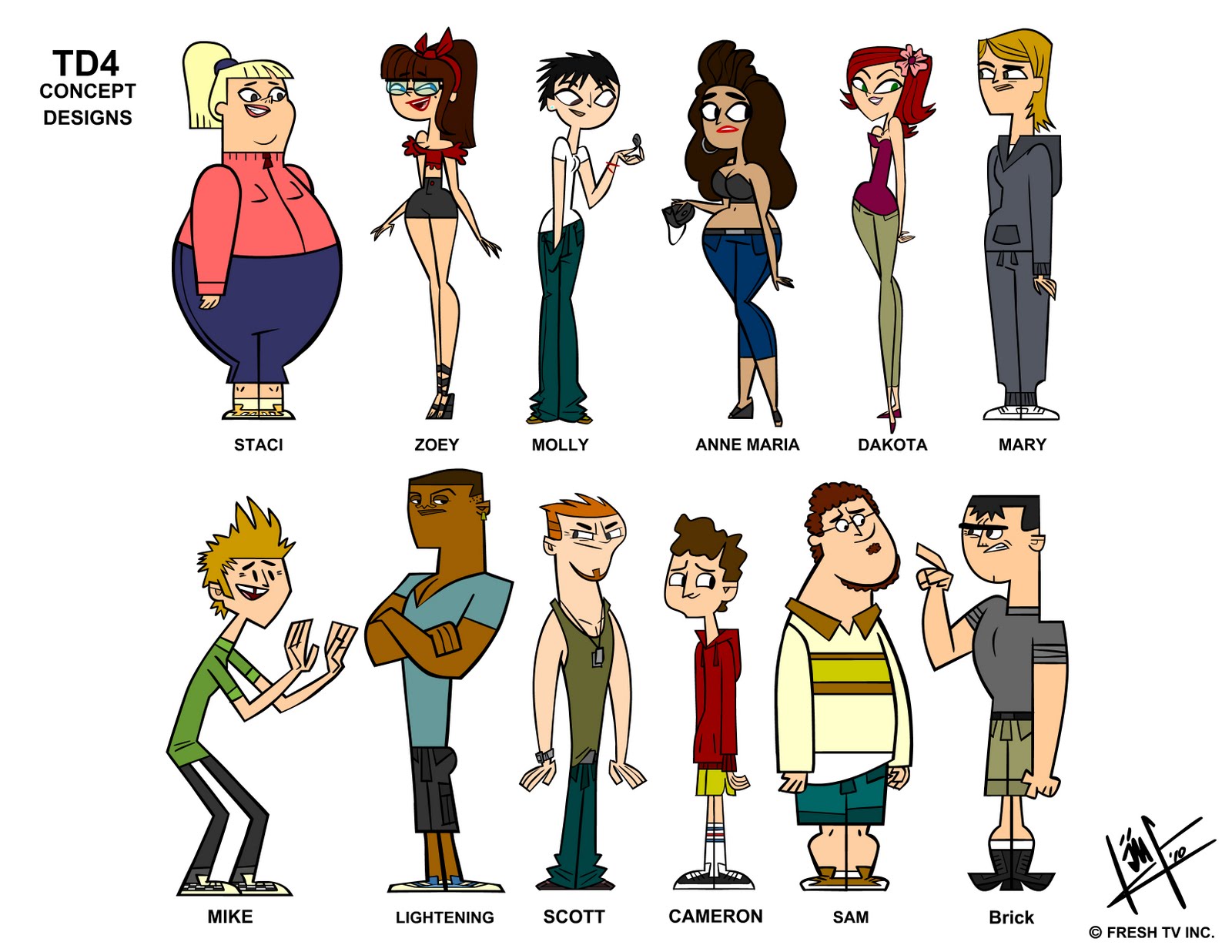 toys and toys Total Drama Revenge Island Characters | 1600 x 1236