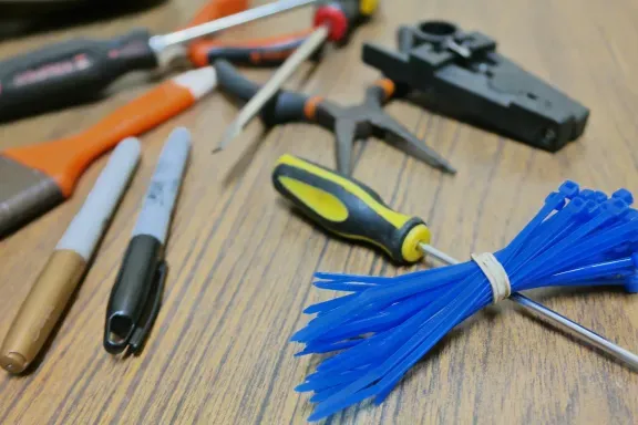 Blue Cable Ties