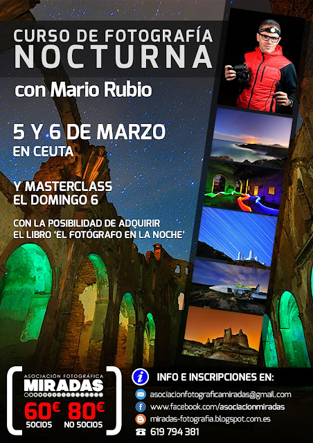 Curso de Fotografía Nocturna con Mario Rubio