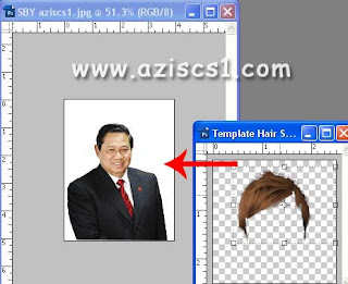 Cara Mudah Gonta-Ganti Rambut Di Photoshop