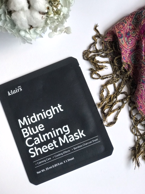 Dear Klairs Midnight Blue Calming Sheet Mask