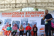 Kepala BKKBN dan anggota DPR RI Ikuti Senam Cegah Stunting di Indramayu