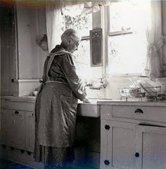 grandma in the kitchen