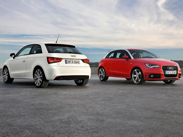 Back and front picture of Audi A1