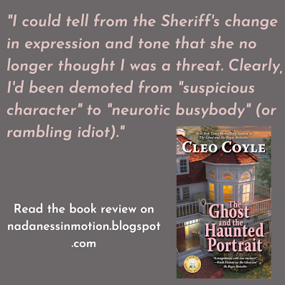 book quote from cleo coyle's the ghost and the haunted portait
