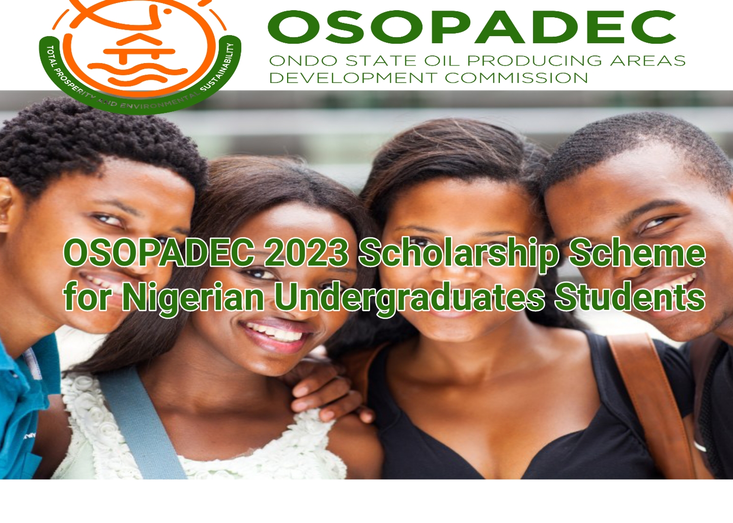 OSOPADEC 2023 Scholarship Scheme for Nigerian Undergraduates Students