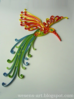 Quilling Bird 1   wesens-art.blogspot.com