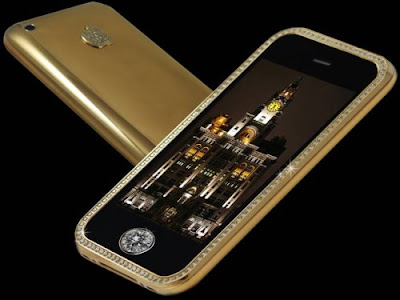 US$ 3.2 million iPhone 3GS Supreme, World's most expensive mobile phone, Stuart Hughes, iPhone made of gold and diamonds