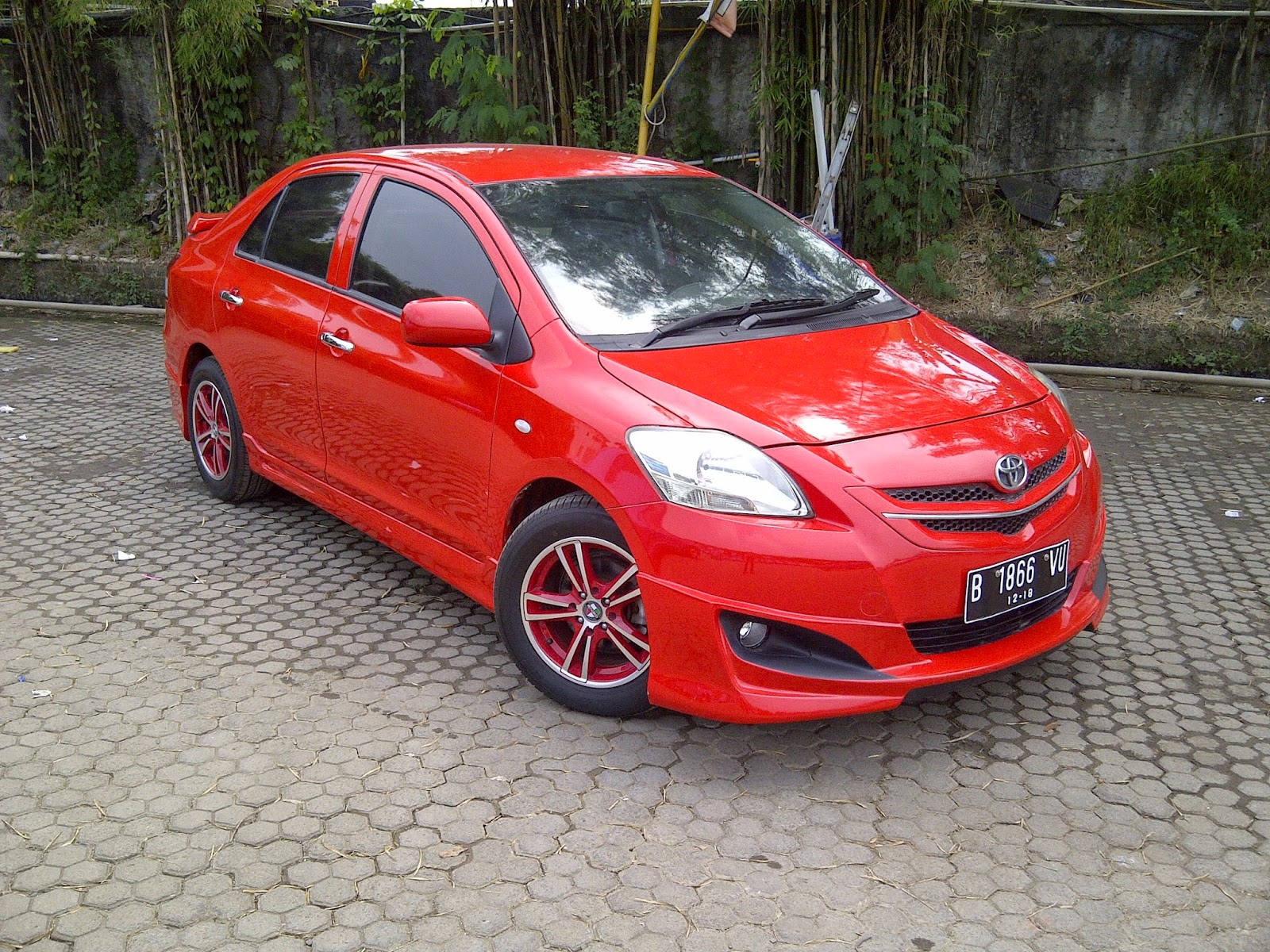 HASIL MODIFIKASI  VIOS  LIMO  2007 UP EKSTERIOR 