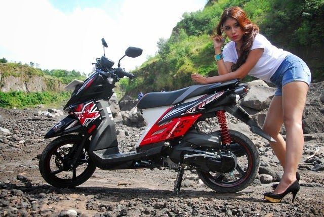  Modifikasi Motor Yamaha X Ride Unik untuk Kontes Tropie 