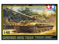 Tamiya 1/48 KING TIGER PORSCHE TURRET (32539) Color Guide & Paint Conversion Chart　