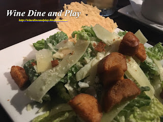 A classic Caesar salad side dish to go with the entree at Black Rock Grill in Brandon, Florida