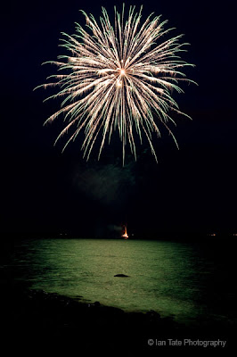 fireworks ian tate wedding photography