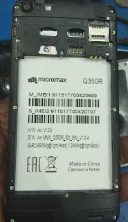 MICROMAX Q350R FIRMWARE FLASH FILE MT6580 6.0 STOCK ROM 100% TESTED
