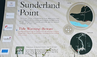 Some interesting info and warnings on a sign at Sunderland Point