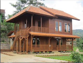 Picture of Simple Beautiful Wooden House Design