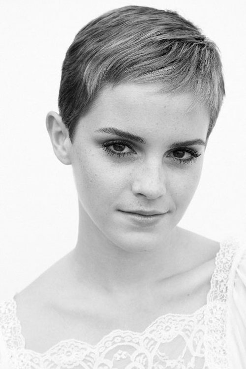 emma watson short hair black dress. emma watson short hair