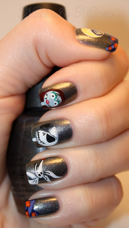 Nails In Nippon  Halloween The Nightmare Before Christmas 