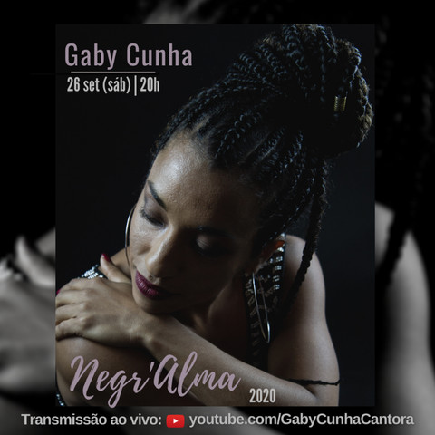 Live especial da cantora Gaby Cunha com show Negr'Ama