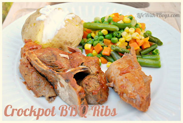 Slow Cooker BBQ ribs