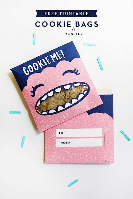 Printable Cookie Monster Bags
