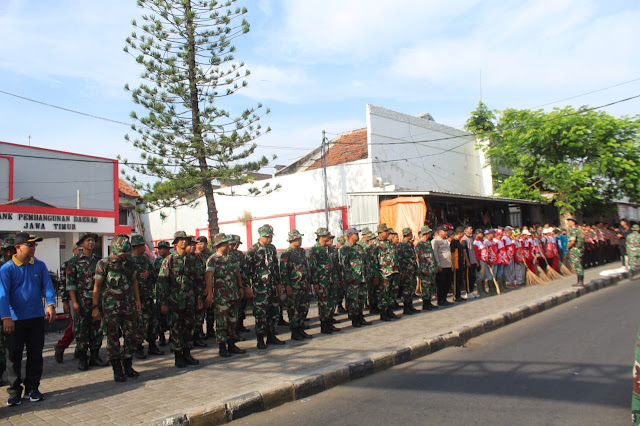 Kodim 0825/Banyuwangi Melaksanakan Karya Bhakti TNI Serentak Sejajaran