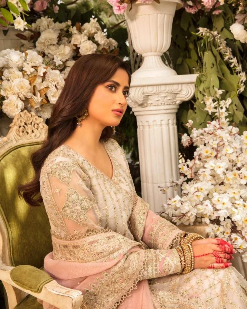 Sajal Aly features in Qalamkar Khaab Collection