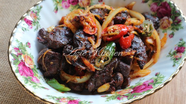 Sambal Hati Ayam Goreng - Azie Kitchen