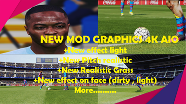 NEW BEST  GRAPHICS MOD 4K AIO FOR PES 17 | COMPATIBLE WITH ALL PATCHES.