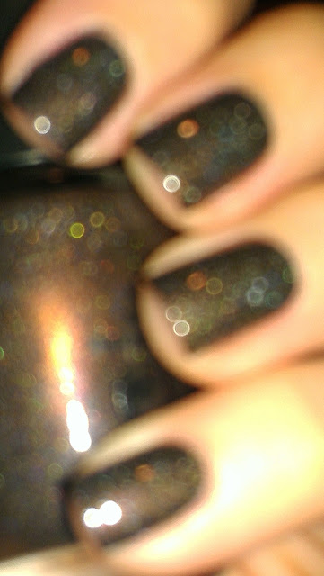 brown scattered holo
