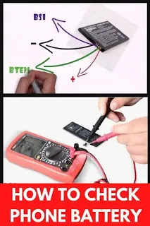 How to check phone battery with multimeter