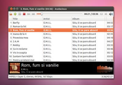 Ubuntu Music Player with GTK interface