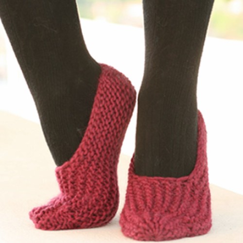 Adorable Drop Slippers - Free Pattern