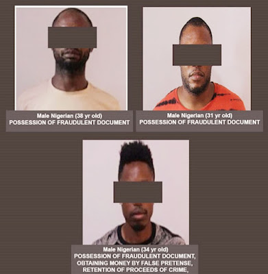 3 Nigerian suspects over Southeast Asia scam