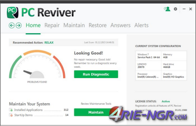 ReviverSoft PC Reviver 2.16.3.8 Full Version