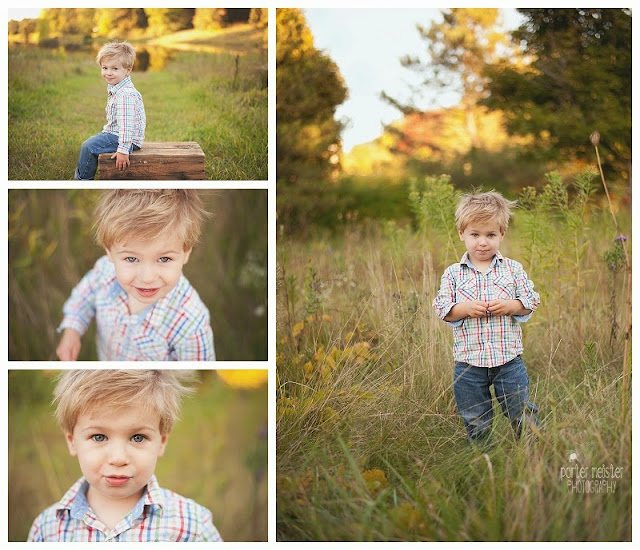 photo of little boy in long grass