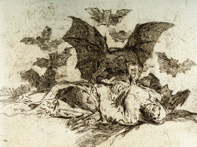 Francisco de Goya y Lucientes, Vampire pictures, Vampire art, Vampire portraits, Vampire images, Gothic art, Dark art, Vampiros en el arte, Arte vampírico, Imágenes de vampiros