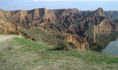 Vista desde del Miradord de los Enebros, Barrancas de Burbujón