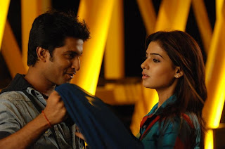 Samantha and Nani in eega movie