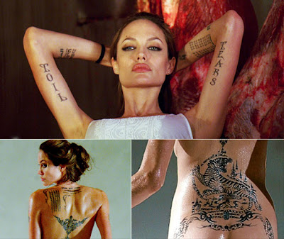 angelina jolie tattoos wanted movie. angelina jolie tattoo wanted