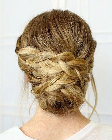 Double Dutch Fishtail Braid Updo