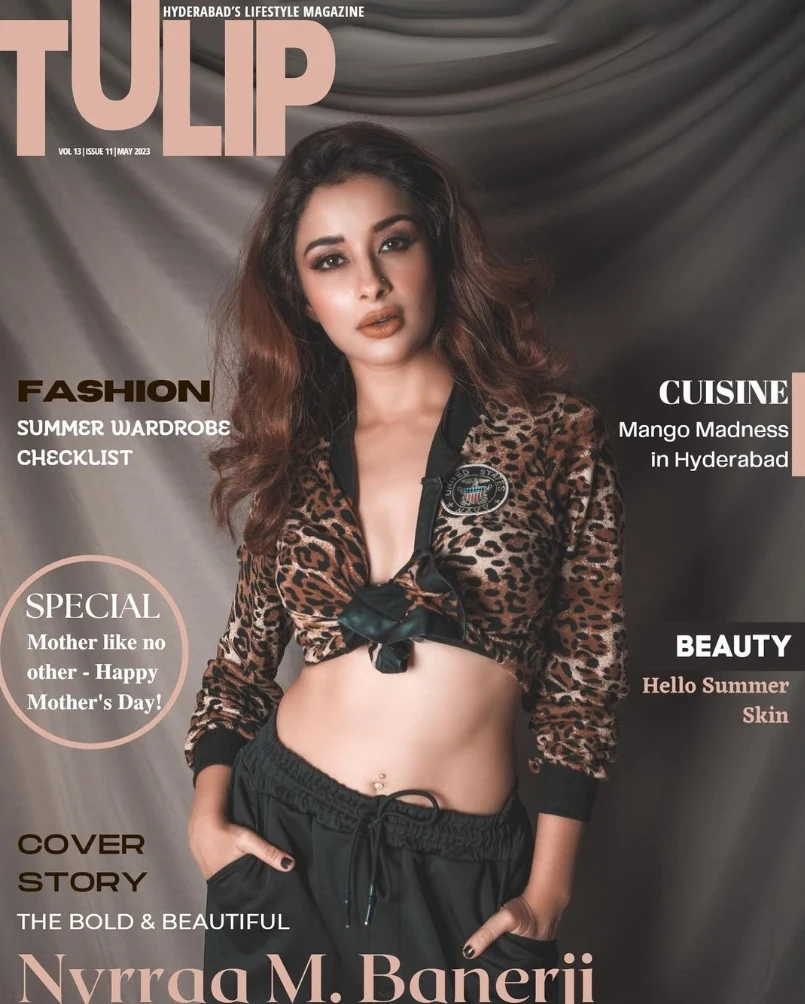 Nyra Banerjee cleavage hot magazine cover photoshoots
